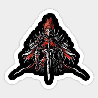 solo leveling igris red armor Sticker